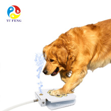 Cão de animal de estimação sem problemas ao ar livre beber ativado fonte de água mangueira de água dispensador para tomar banho / resfriamento para baixo